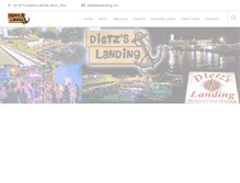 Tablet Screenshot of dietzslanding.com